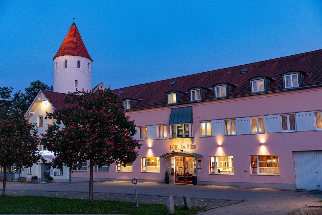 Hotel Am Turm Кауфбойрен Екстериор снимка